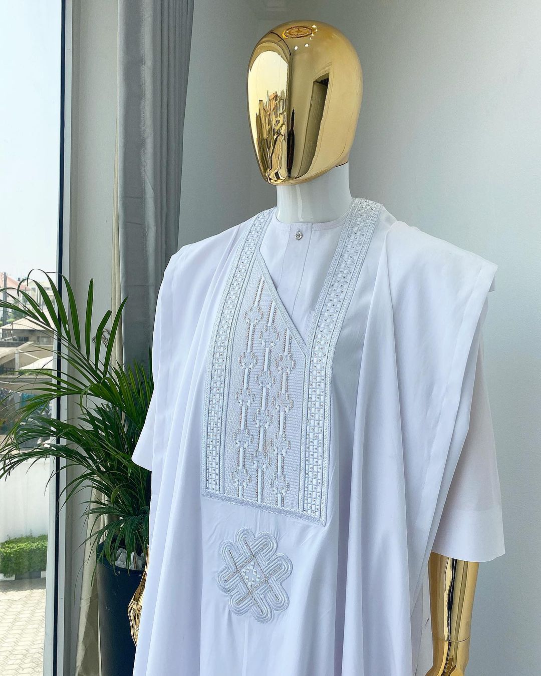 white agbada